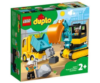 Camion Y Excavadora Con Orugas (856932)