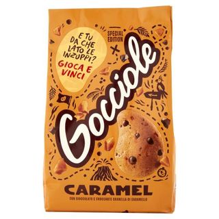 Pavesi Gocciole Caramel Biscotti Con Gocce Di Cioccolato E Granella Di Caramello 300G - 148950