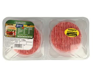 Bandeja de Burger Meat de Vacuno Roler 6 X 80 G.