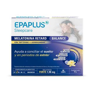 Melatonina Balance Retard 60 Comprimidos Epaplus (8430442009446)