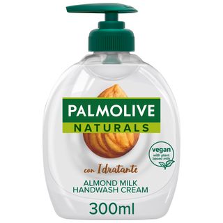 Jabón de manos Palmolive Naturals, Leche y Almendra con hidratante 300 ml