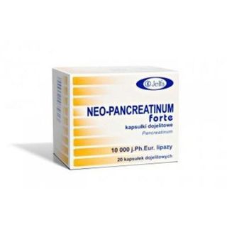 Neo-Pancreatinum 10 000 j. Ph. Eur. 50 kapsułek