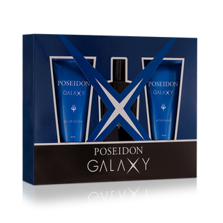 Galaxy Estuche de Regalo - Poseidon - EDT 100 ml + Aftershave 100 ml + Gel 100 ml 8411047151563