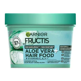 Garnier Fructis Maska do włosów normalnych i suchych Hair Food Aloe 400 ml
