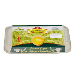 Jaja świeże rozmiar L 10szt.