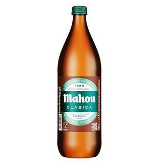 Cerveza Mahou Clásica Botella 1 L.