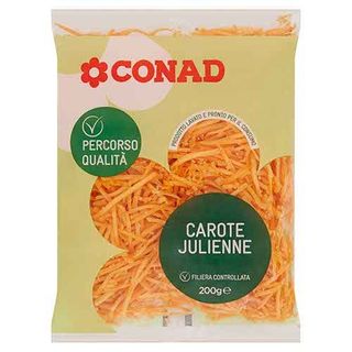 CAROTE JULIENNE BUSTA 200 G CONAD P.Q.