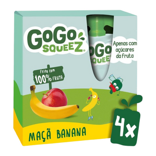 Bolsa de Fruta Maçã e Banana GOGO SQUEEZ 360G