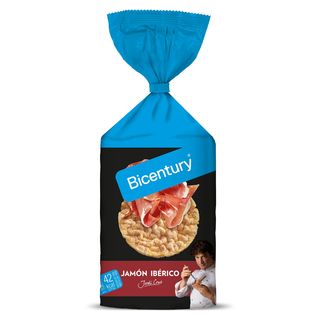 Tortitas De Maíz Sabor Jamón Ibérico Bicentury Bolsa 123.5 G