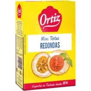 Mini Tostas Redondas Ortiz, Caja 100 G (570804)