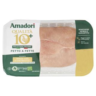 Amadori Qualità 10+ Petto di Pollo a Fette 0,400 kg