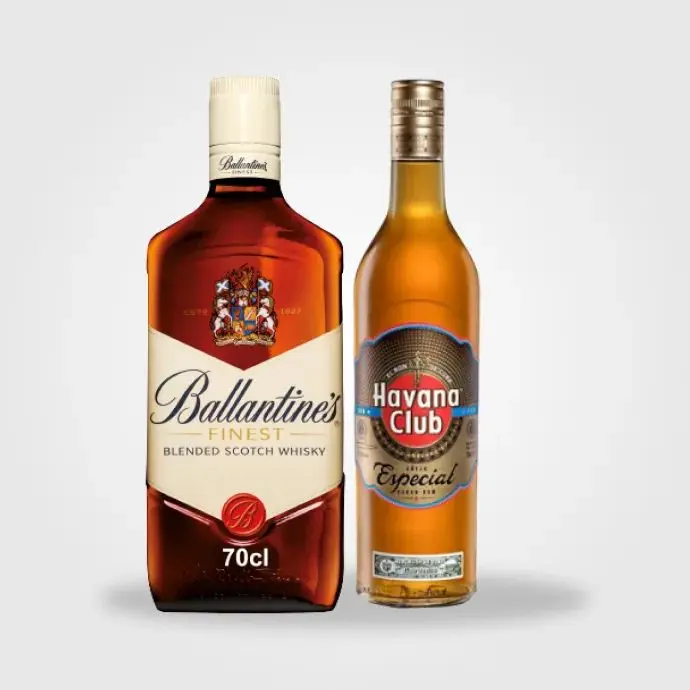 Ron y Whisky.