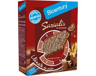 BARRITAS BICENTURY SARIALIS CHOCOLATE LEITE 120G