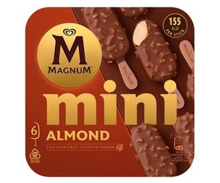 Magnum - Mini Helado Almendras 6X55Ml