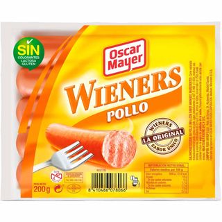 Salchichas De Pollo Oscar Mayer Todo Ave, Sobre 200 Gr.
