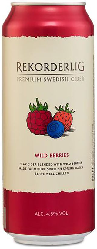 Rekorderlig sidra de frutos silvestres lata 50 cl