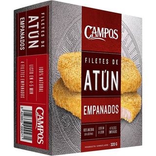 CAMPOS Filete Atún Empanado Congelado 320 G
