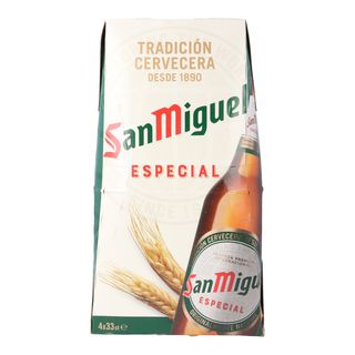 Cerveza Botella San Miguel 4X33 Cl