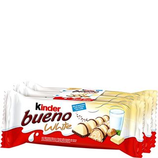 KINDER BUENO Chocolatina Bueno De Chocolate Blanco 3X43 G