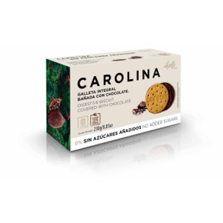Galleta Carolina Digestivas 0% Azucar Chococalete 230Gr.