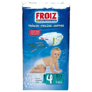 Pañal Froiz Talla 4 9-15 Kg 50 U