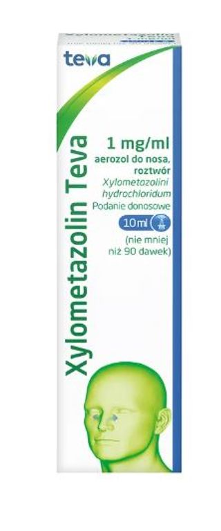 Xylometazolin Teva 1 mg/ml 10 ml