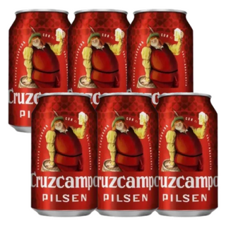 Pack 6x Cruzcampo Cerveza Pilsen Lata 330ml