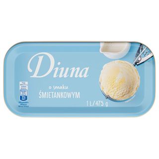 Lody Diuna, 1l/475g: smak śmietankowy