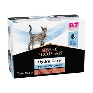 Purina pro plan gatto hydra care busta multipack 10x75g salmone