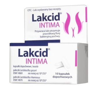 Lactacyd Intima 108 CFU + 108 CFU 10 kapsułek