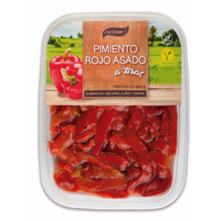 Pimiento Asado Tira Sin Gluten Surinver 290Gr.