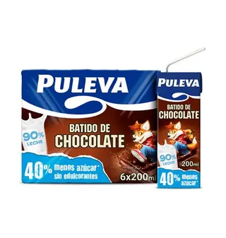 Batido Puleva Cacao 6 Uds. X 200 Ml