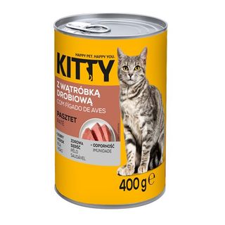 Kitty Karma dla kota Pasztet z wątróbką drobiową, 400 g