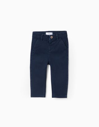 Calças Chino de Sarja para Bebé Menino - Tamanho 24/36M