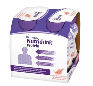 Nutridrink Protein o smaku brzoskwinia-mango 4 szt. x 200 ml
