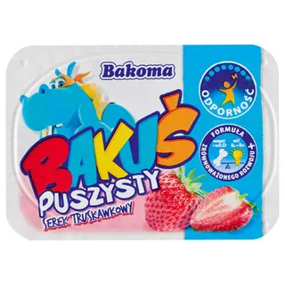 Bakuś Serek homog. truskawkowy, 90 g