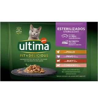 Comida Gato Ultima Cat Carne 4X85G 340 G