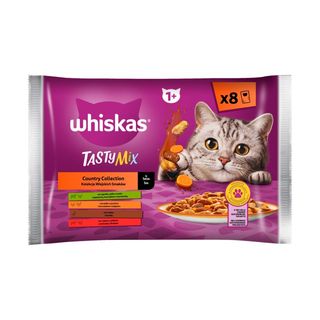 Whiskas Karma dla kota Tasty Mix Wiejskie Smaki 8x85 g
