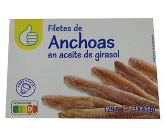 Anchoa Aceite Girasol Lata Auchan Economico 3X23G