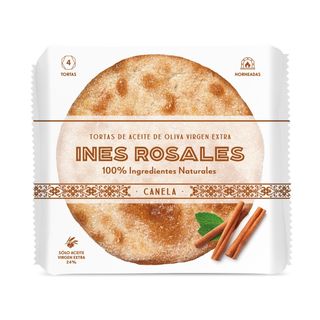 INES ROSALES Tortas De Aceite Con Canela 4Ud, 120G