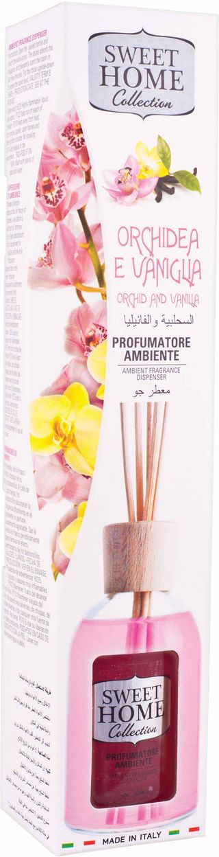 SWEET HOME PROFUMATORE AMBIENTE CON BASTONCINI ORCHIDEA E VANIGLIA 100ML SUA1057