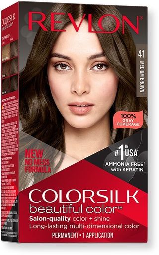 REVLON COLORSILK COLORAZIONE PERMAMENTE SENZA AMMONIACA 41 CASTANO MEDIO REV95417