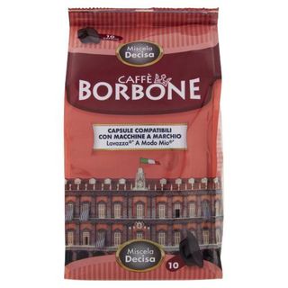 Caffè Borbone Miscela Decisa Capsule Compatibili Lavazza* A Modo Mio* 10 X 7,2 G - 113679