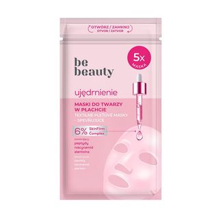Be Beauty Maseczka do twarzy w płachcie ujędrnienie 5 szt.