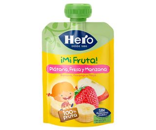 Pouch Platano Y Fresa Hero Nanos 100 G