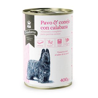 Criadores Senior Pavo Y Conejo Lata Para Perros 0.4Kg