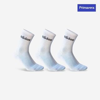 Calcetines altos de tenis Pack de 3 Adidas blanco.40/42