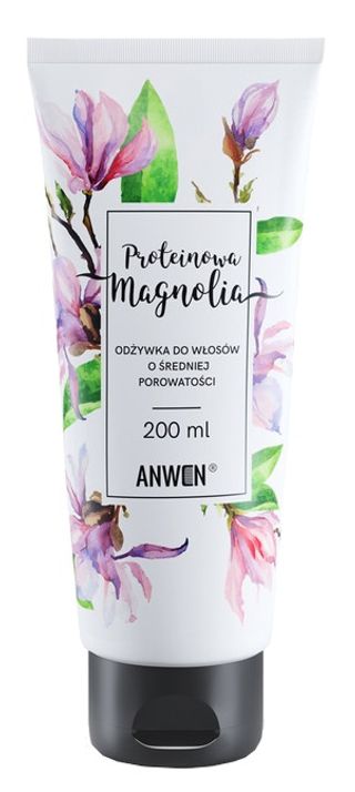 Anwen Proteinowa Magnolia Odżywka do włosów średnioporowatych