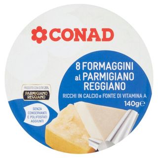 CONAD 8 Formaggini al Parmigiano Reggiano 140 g - 8003170048171
