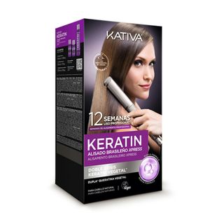 Kit Alisado Brasileño Keratin Xpress Vegano Kativa (306997)